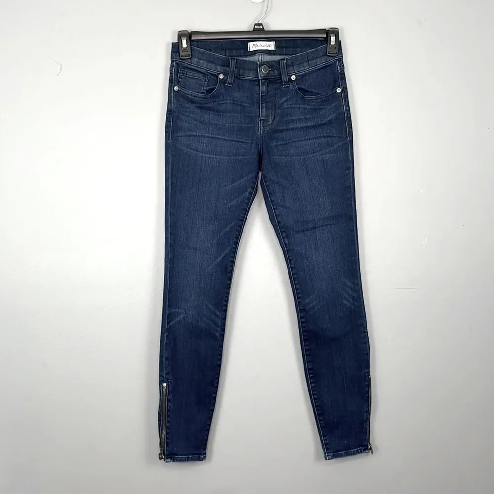Madewell Skinny Skinny Blue Jeans. Mid Rise. Size 27.